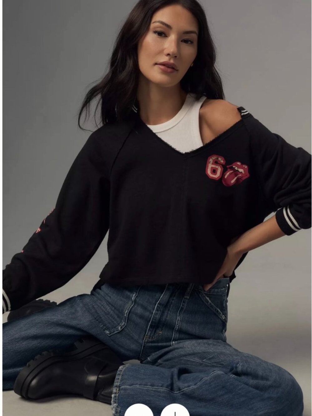 Pilcro (Anthropologie) Rolling Stones Sweatshirt